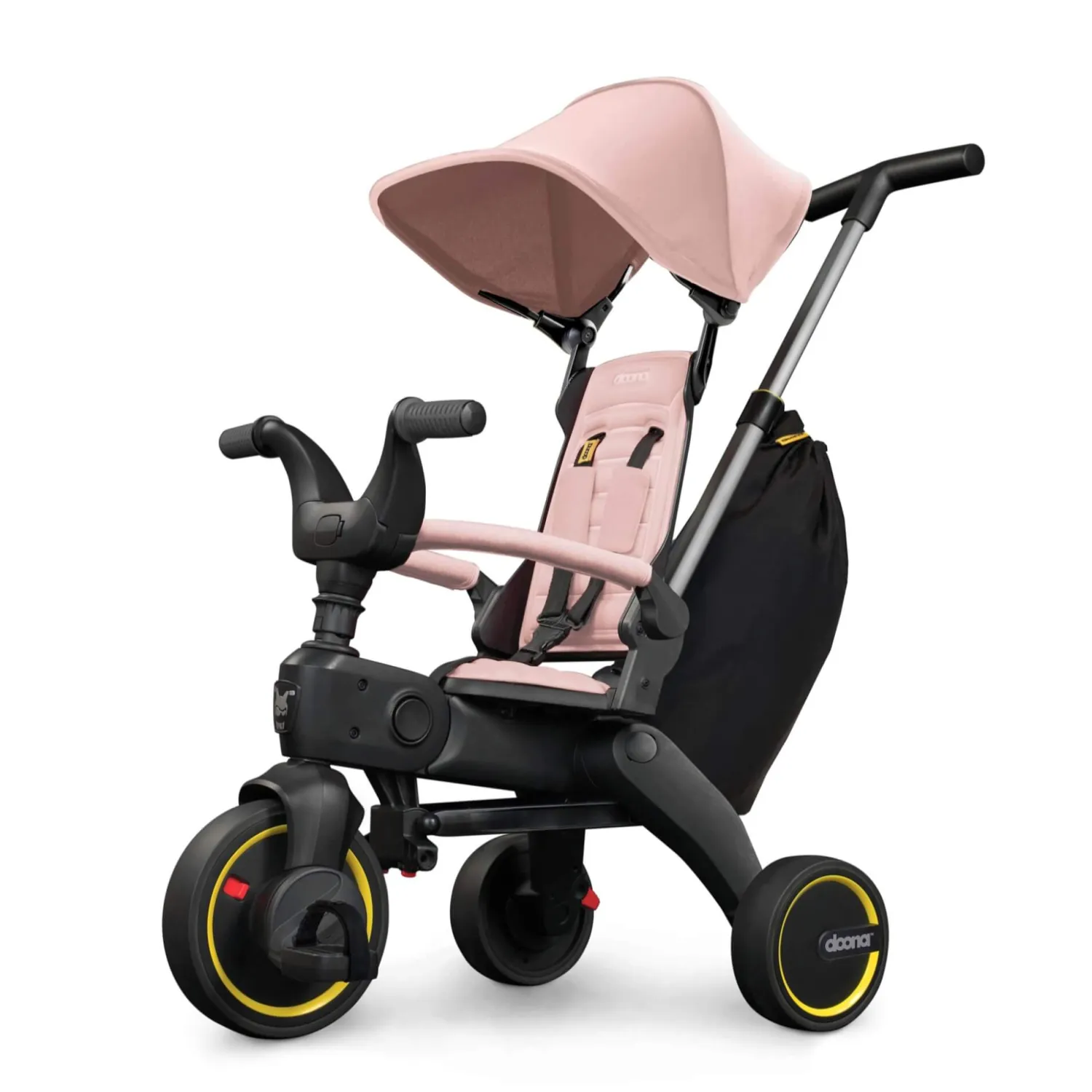12M+|3 Lata + | Doona Składany rowerek trójkołowy Liki S3 - Blush Pink