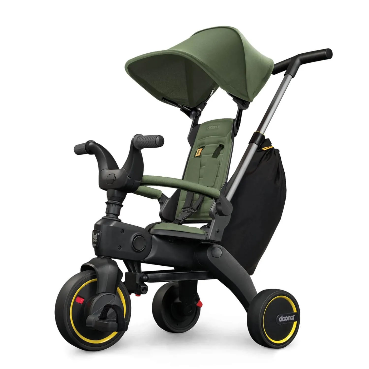 12M+|3 Lata + | Doona Składany rowerek trójkołowy Liki S3 - Desert Green