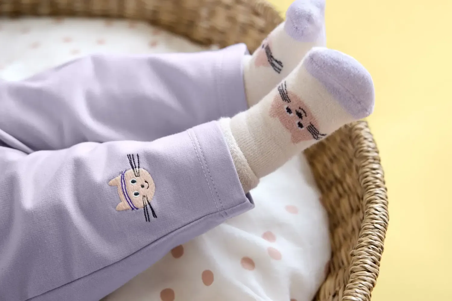Małe Stópki | Lassig Skarpetki dziecięce frotte GOTS - Cat
