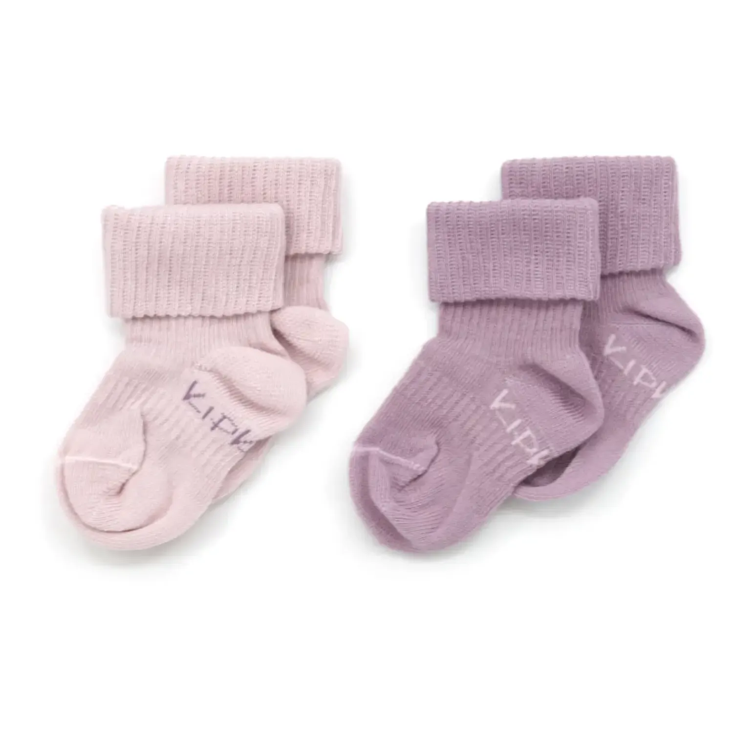 Małe Stópki | KipKep Skarpetki niemowlęce Stay-on-Socks, Pastel Violet