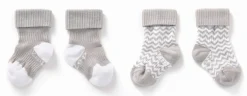 Skarpetki niemowlęce Stay-on-Socks, Grey