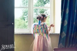 6 Lat+|3 Lata + | Souza! Skrzydła z tęczowych piór i opaska jednorożca