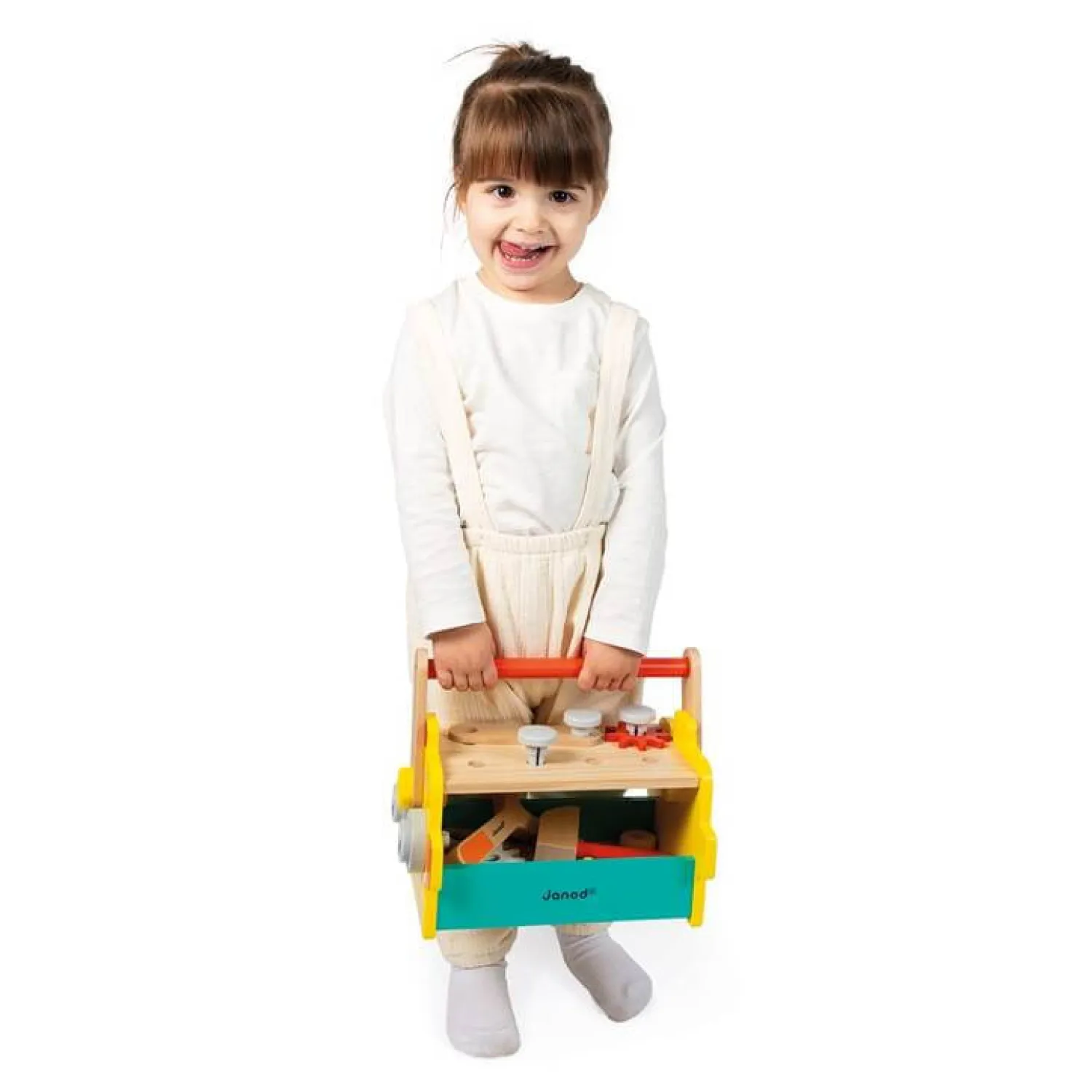 3 Lata +|2 Lata + | Janod Skrzynka z narzędziami Robot Brico ‘Kids
