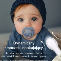 Smoczki|Smoczki | LOVI Smoczek silikonowy dynamiczny Prime, 2szt. - Baby Blue, Blue
