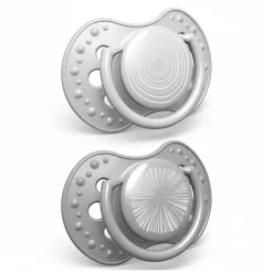 Smoczki|Smoczki | LOVI Smoczki Harmony Szare 2szt.
