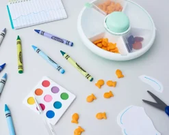 Lunchboxy|Przechowywanie Jedzenia | GOBE SNACK SPINNER pojemnik na przekąski, Mint Green