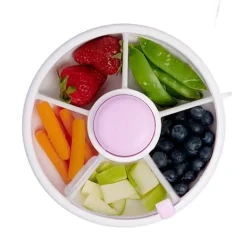 Lunchboxy|Przechowywanie Jedzenia | GOBE SNACK SPINNER pojemnik na przekąski, Taro Purple