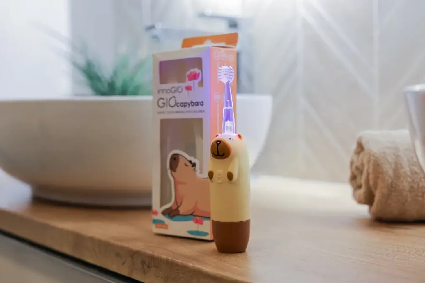 Soniczna szczoteczka dla dzieci GIOcapybara