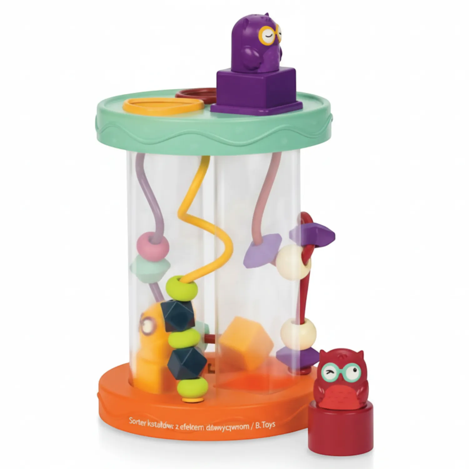 12M+|Sortery | B.Toys Sorter kształtów z efektem dźwiękowym