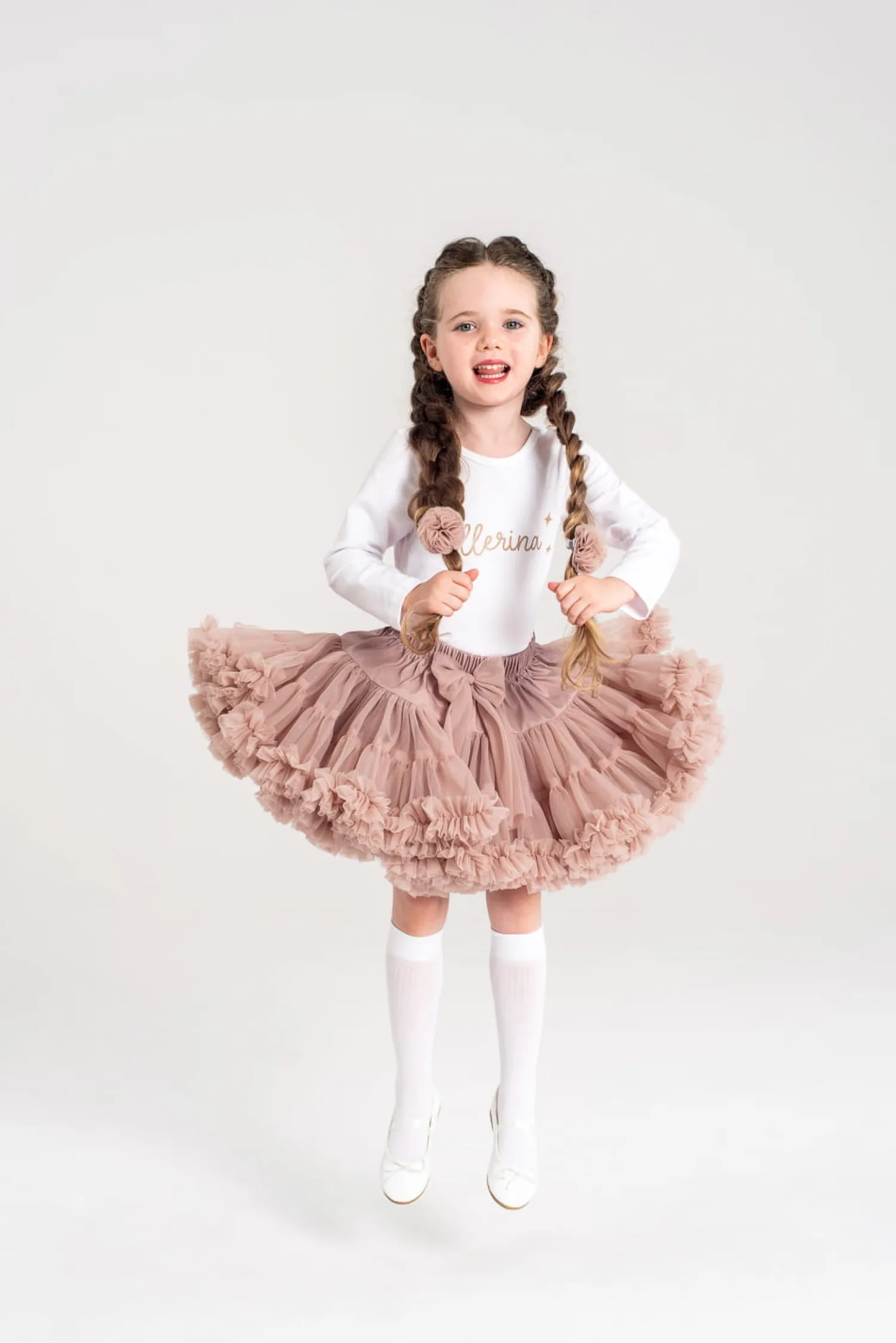 Ubranka Dziecięce | Manufaktura Falbanek Spódnica Pettiskirt - wenecki róż