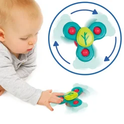 Idealne W Podróży|12M+ | LUDI Spinner sensoryczny KOALA z przyssawką i gryzakiem