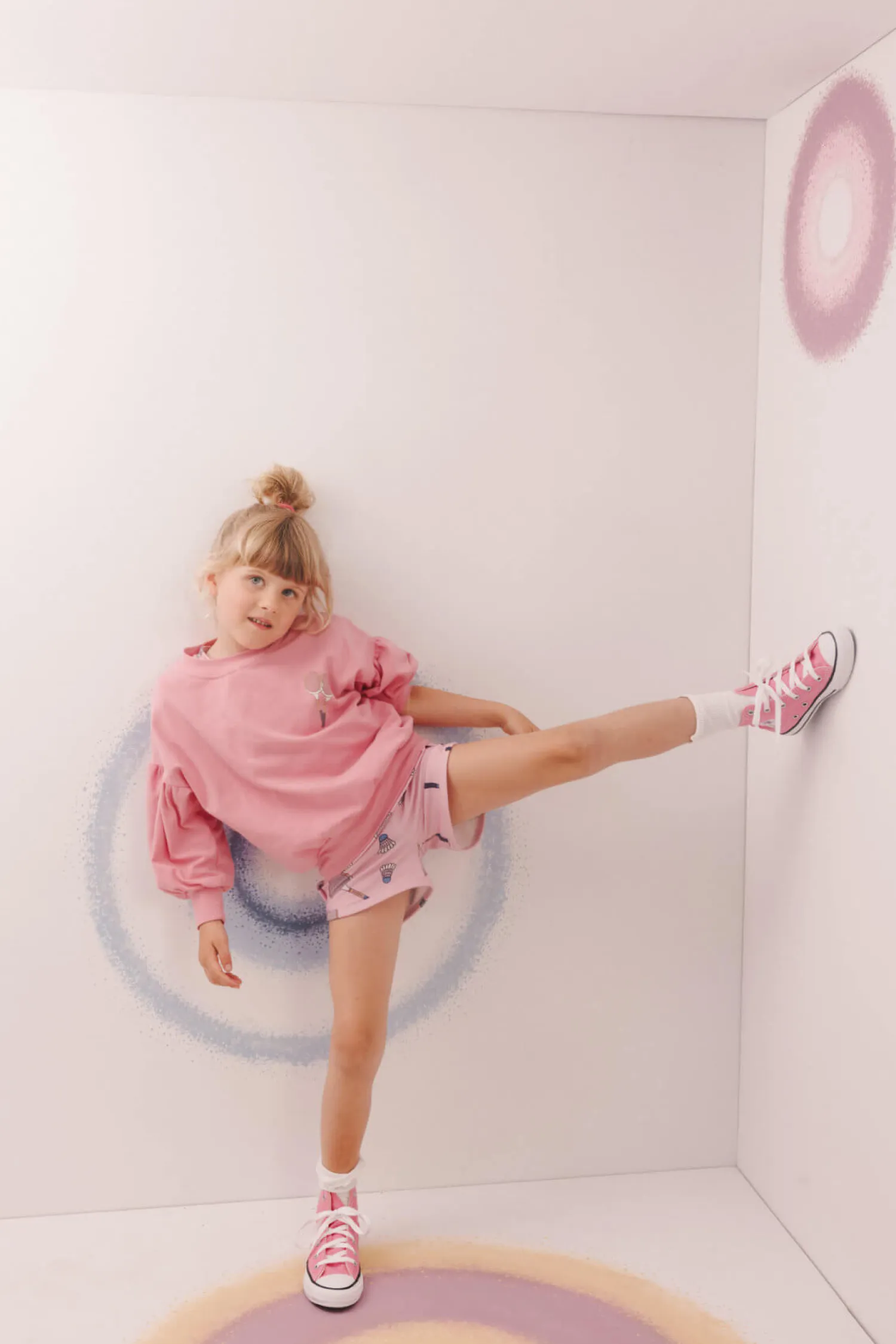 Ubranka Dziecięce | Dear Sophie Sportowe szorty - tenis różowy