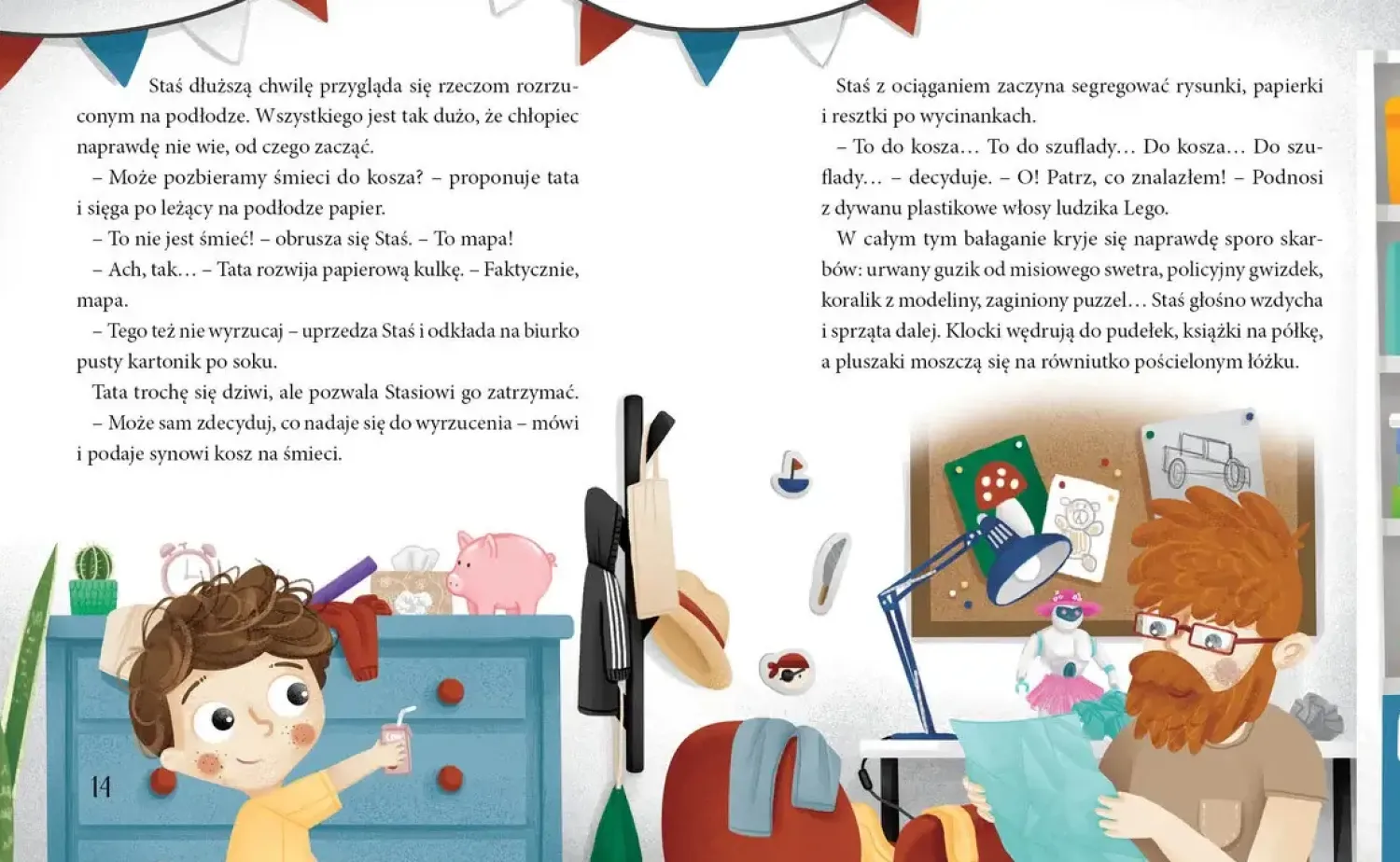 5-8 Lat|2-5 Lat | Wydawnictwo Zielona Sowa Staś Pętelka. Obowiązki domowe