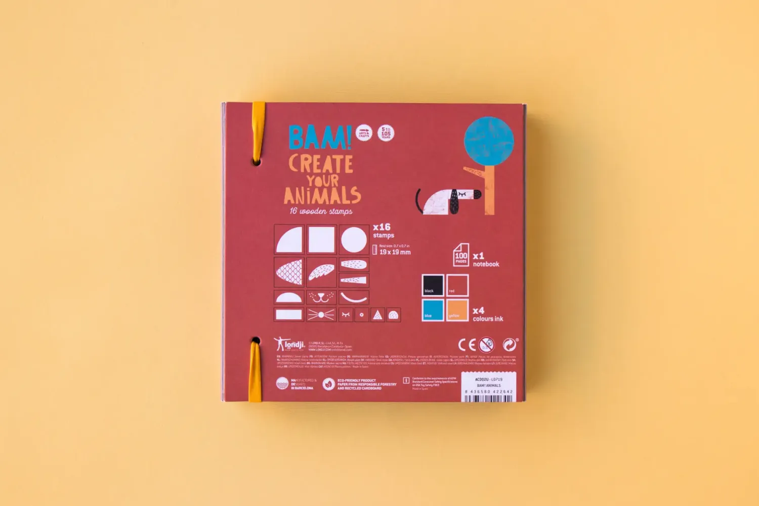 8 Lat+|6 Lat+ | Londji Stempelki BAM! Zwierzęta