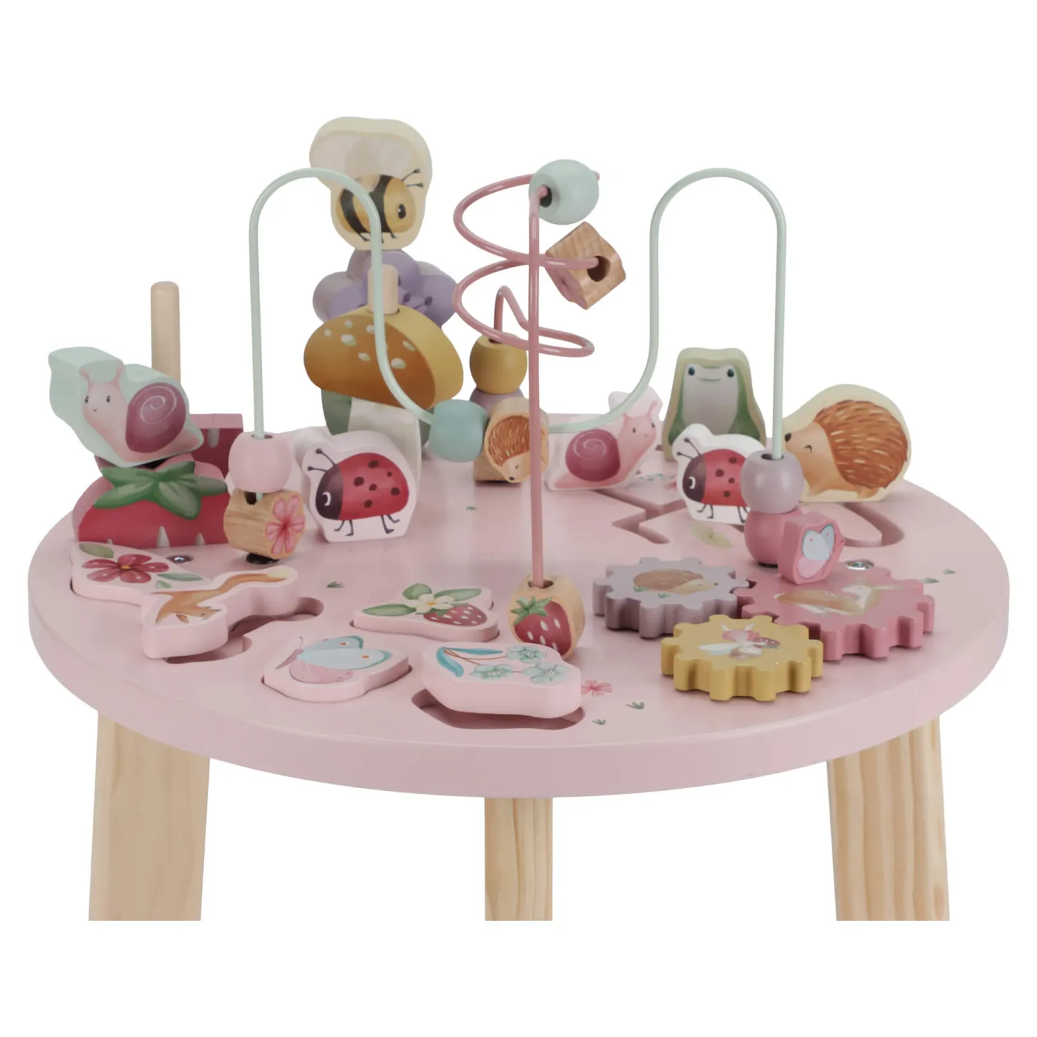 12M+|Aktywizujące | Little Dutch Stolik edukacyjny Fairy Garden FSC