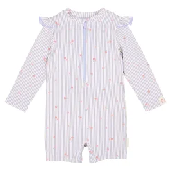 Stroje Kąpielowe|Stroje Kąpielowe | Little Dutch Swimsuit z długim rękawem Dreamy Stripes UPF40+