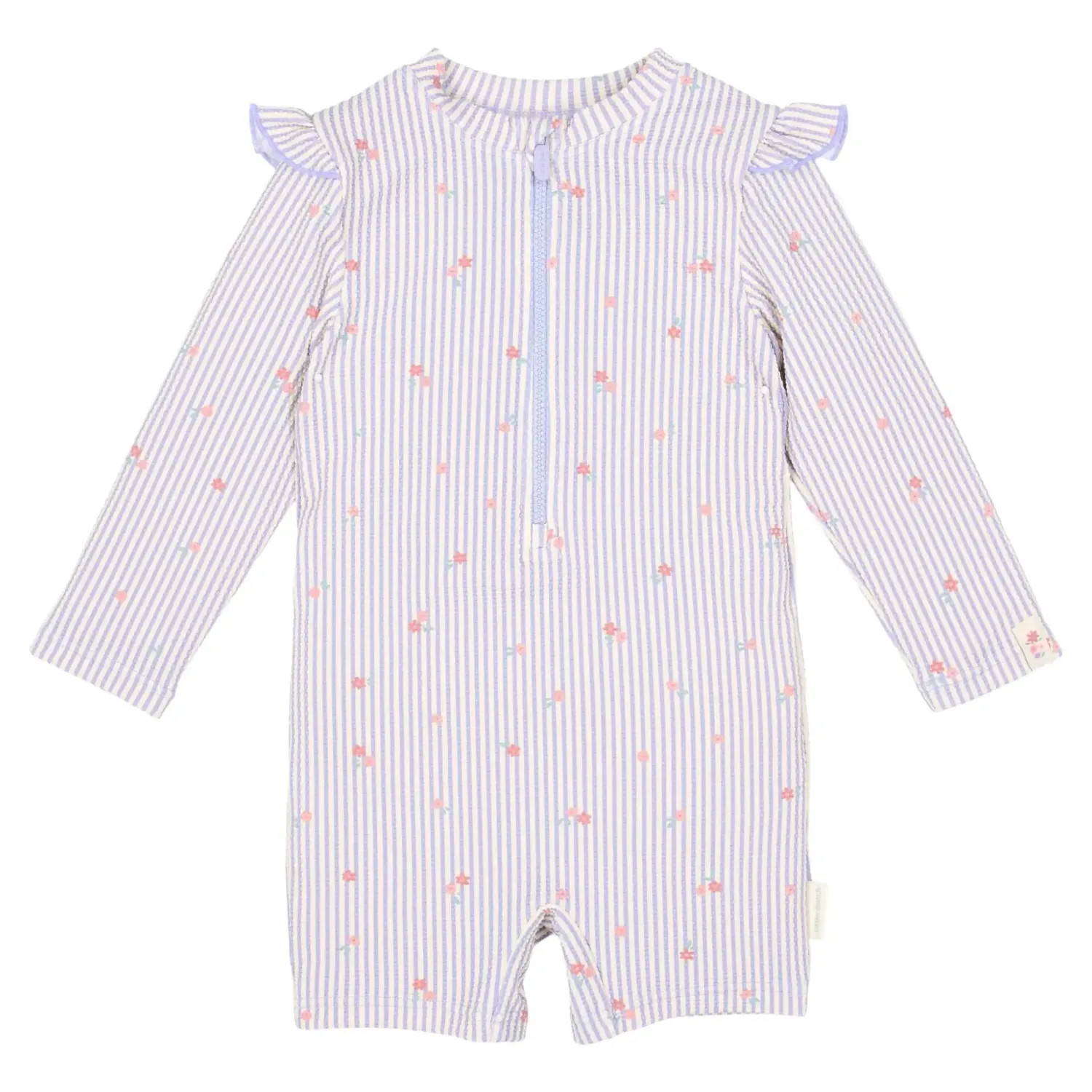 Stroje Kąpielowe|Stroje Kąpielowe | Little Dutch Swimsuit z długim rękawem Dreamy Stripes UPF40+