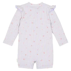 Stroje Kąpielowe|Stroje Kąpielowe | Little Dutch Swimsuit z długim rękawem Dreamy Stripes UPF40+