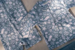 Swimsuit z krótkim rękawem Sea Life Ocean Blue