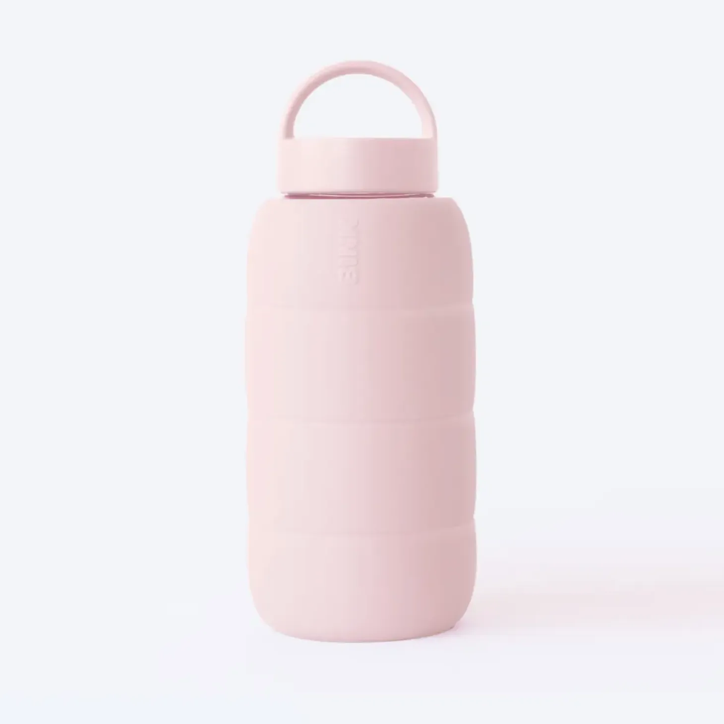 Szklana butelka do monitorowania dziennego nawodnienia Puffer Bottle - SEASHELL
