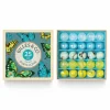 8 Lat+|6 Lat+ | Billes & Co Szklane kulki Mini-Box NIEBIESKIE MOTYLE