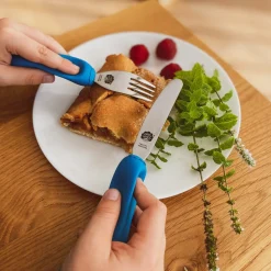Sztućce kształtujące chwyt 3-9 lat, ETAP 3 - blue