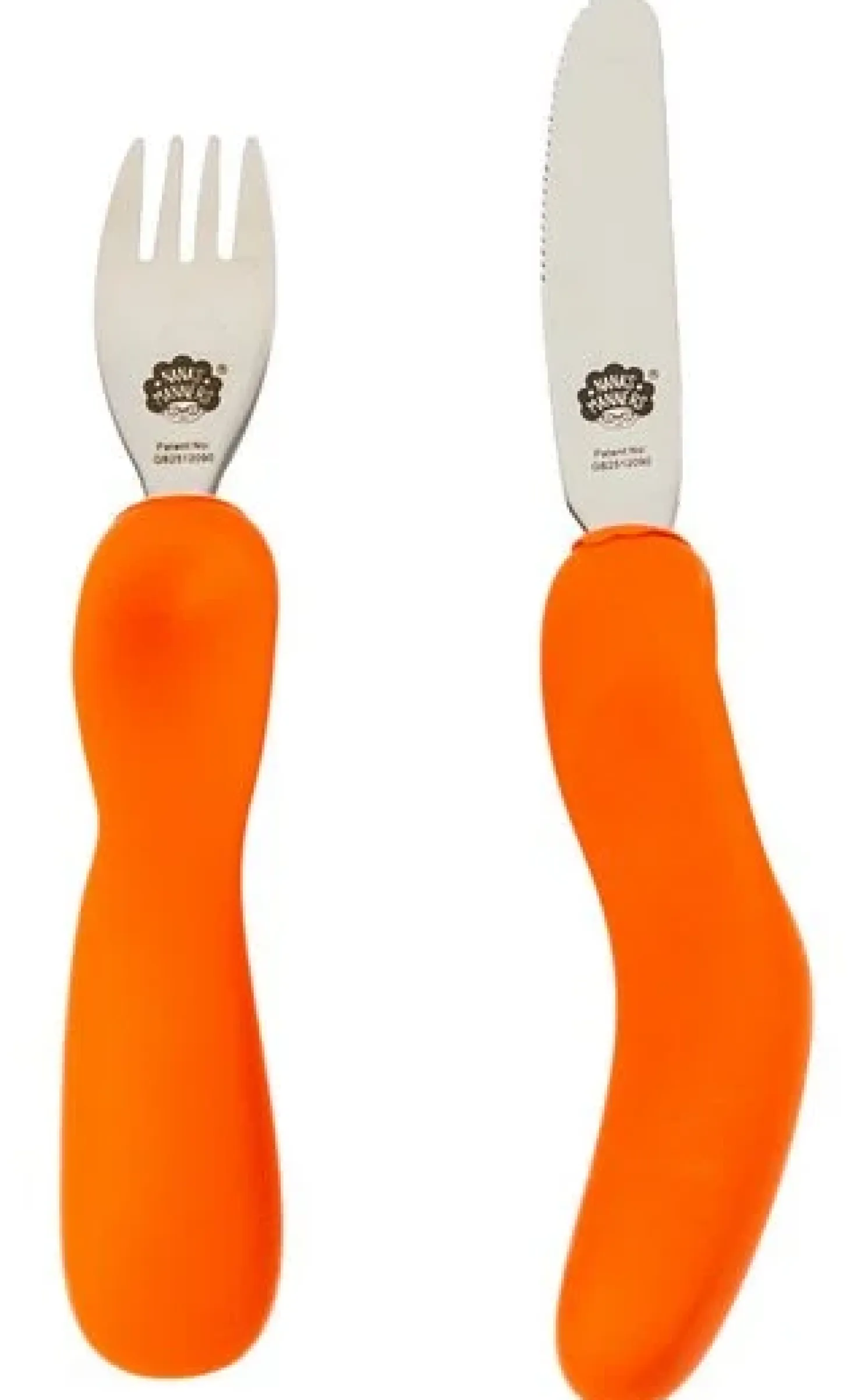 Sztućce kształtujące chwyt 3-9 lat, ETAP 3 - orange