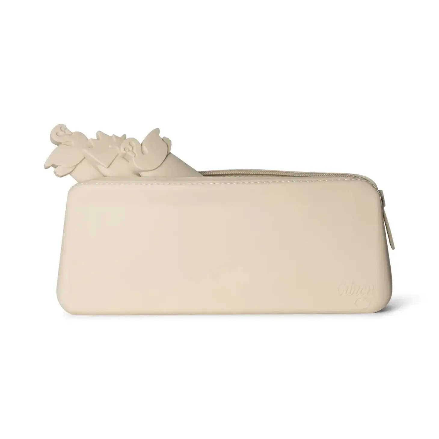 Sztućce stalowo-silikonowe z etui na zamek - Ballerina