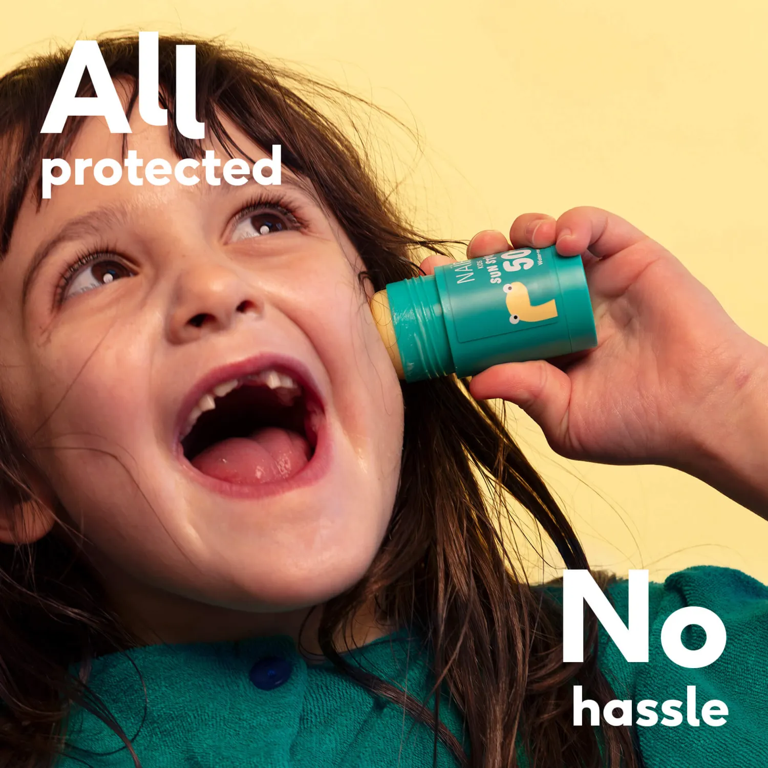 Naturalne Kosmetyki Dla Mam|Naturalne Kosmetyki | Naif Sztyft przeciwsłoneczny SPF50 dla dzieci i niemowląt, 15g