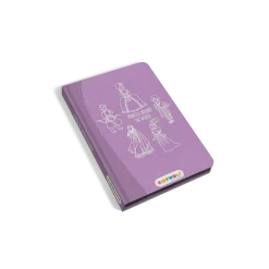 Idealne W Podróży|6 Lat+ | Kidywolf Tablet graficzny z szablonami do rysowania KIDYDRAW-MINI - princess