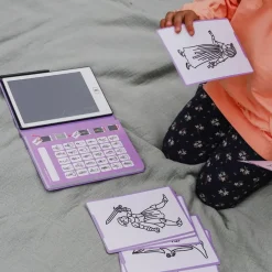 Idealne W Podróży|6 Lat+ | Kidywolf Tablet graficzny z szablonami do rysowania KIDYDRAW-MINI - princess
