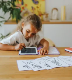 Idealne W Podróży|6 Lat+ | Kidywolf Tablet graficzny z szablonami do rysowania KIDYDRAW-MINI - princess
