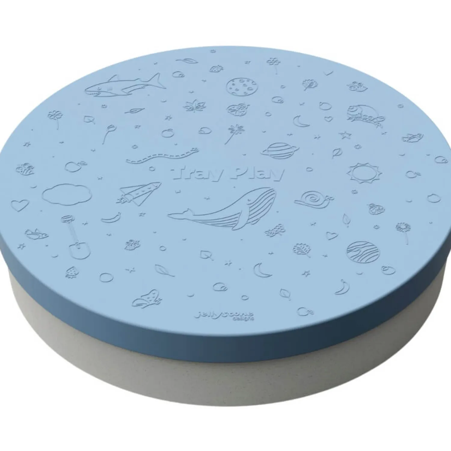 6 Lat+|3 Lata + | Jellystone Tacka sensoryczna Play Tray 2w1 - Soft Blue