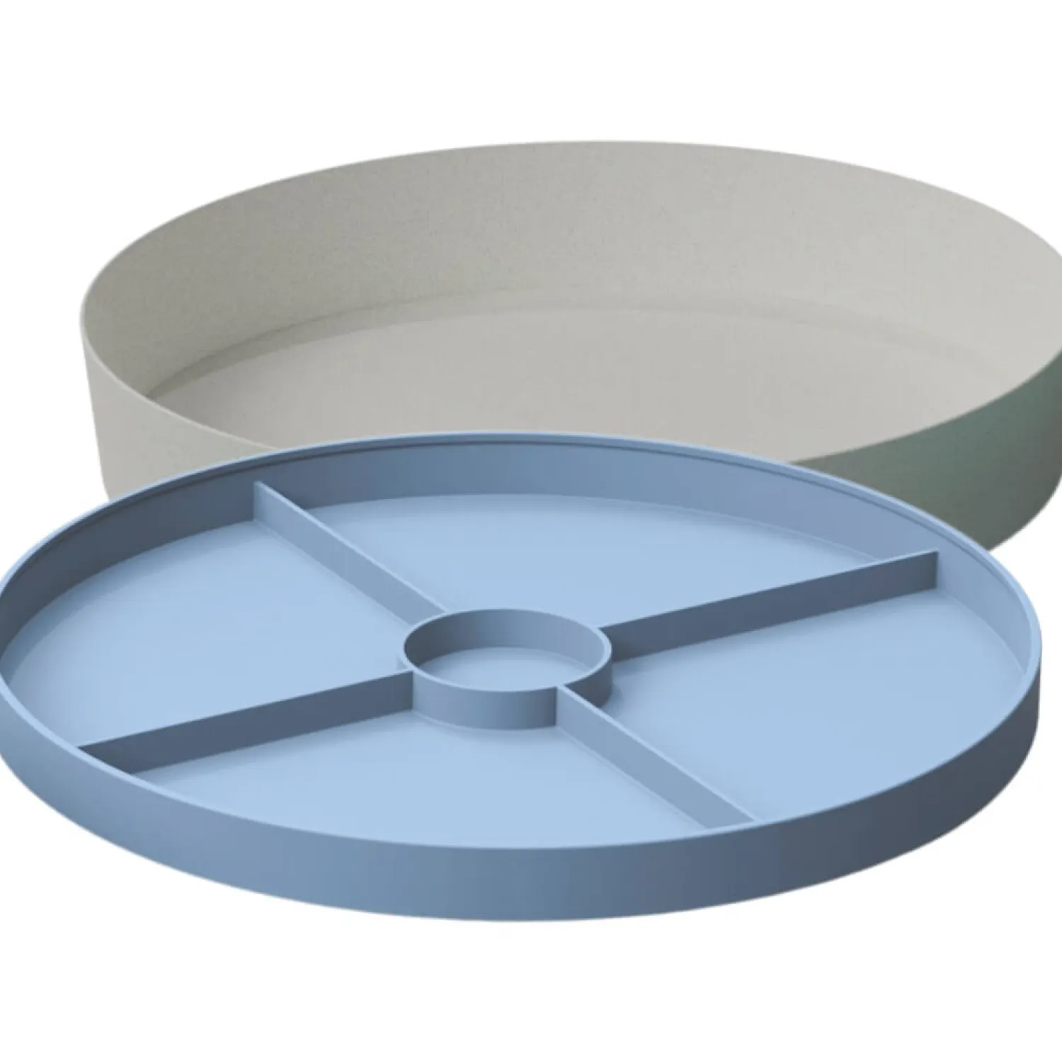 6 Lat+|3 Lata + | Jellystone Tacka sensoryczna Play Tray 2w1 - Soft Blue