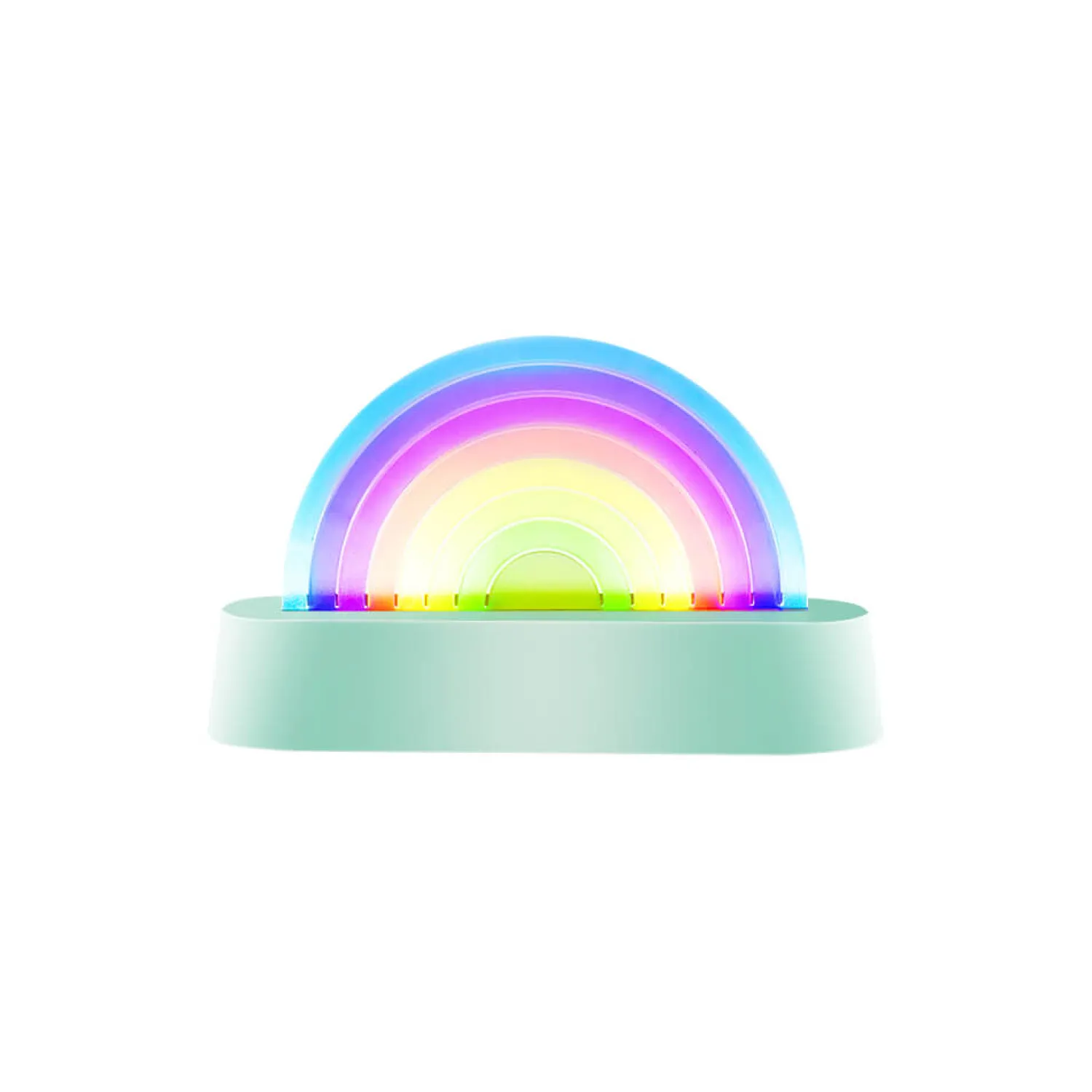 Lampki Nocne|Lampki Nocne | LaLarma Tańcząca lampka Tęcza - mint