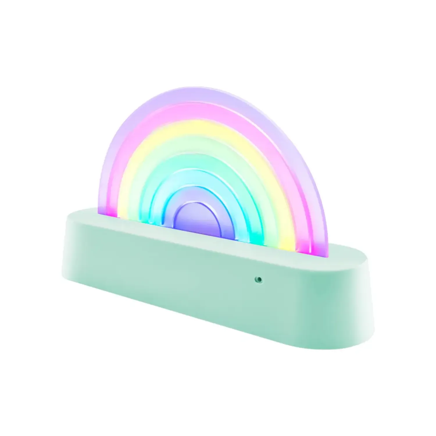 Lampki Nocne|Lampki Nocne | LaLarma Tańcząca lampka Tęcza - mint