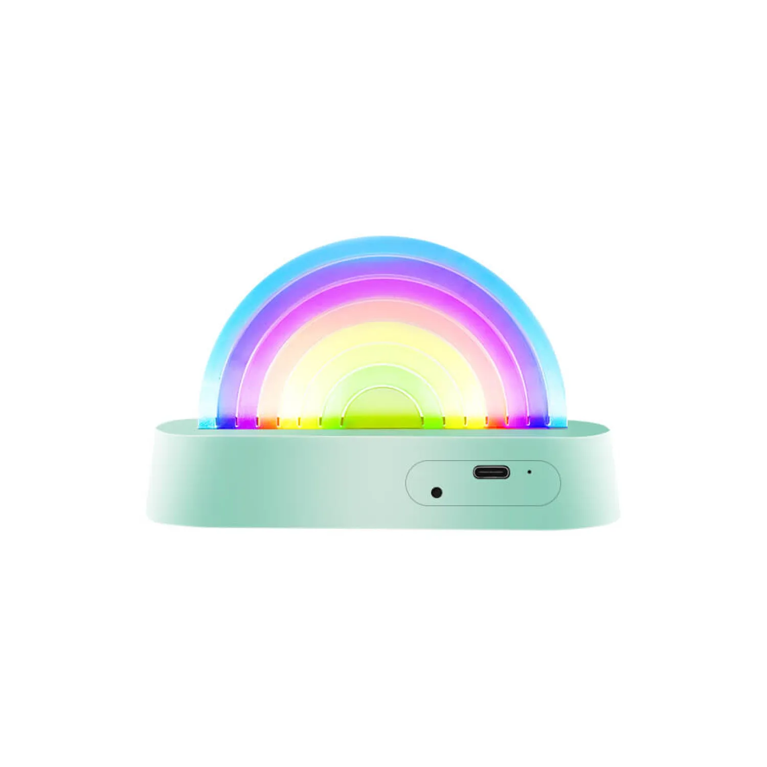 Lampki Nocne|Lampki Nocne | LaLarma Tańcząca lampka Tęcza - mint