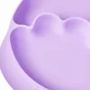 Talerz silikonowy z przyssawką PURPLE