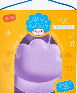 Talerz silikonowy z przyssawką PURPLE