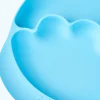 Talerz silikonowy z przyssawką BLUE