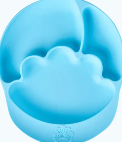 Talerz silikonowy z przyssawką BLUE