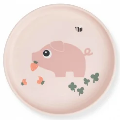 Talerzyk dla dziecka Foodie Tiny Farm Powder