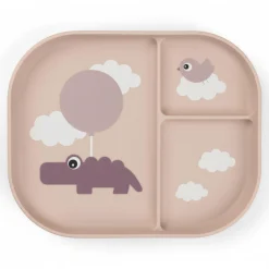 Talerzyk Dzielony Foodie Happy Clouds Powder