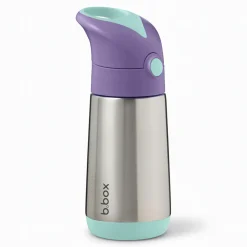 Bidony I Butelki|Bidony I Butelki | b.box Termobutelka ze słomką LILAC POP 350 ml