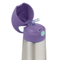 Bidony I Butelki|Bidony I Butelki | b.box Termobutelka ze słomką LILAC POP 350 ml
