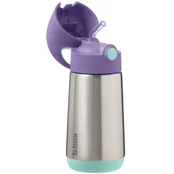 Bidony I Butelki|Bidony I Butelki | b.box Termobutelka ze słomką LILAC POP 350 ml