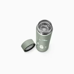 Akcesoria Do Butelek|Przechowywanie Jedzenia | Nuvita Termos z czujnikiem temperatury, Zielony, 500 ml