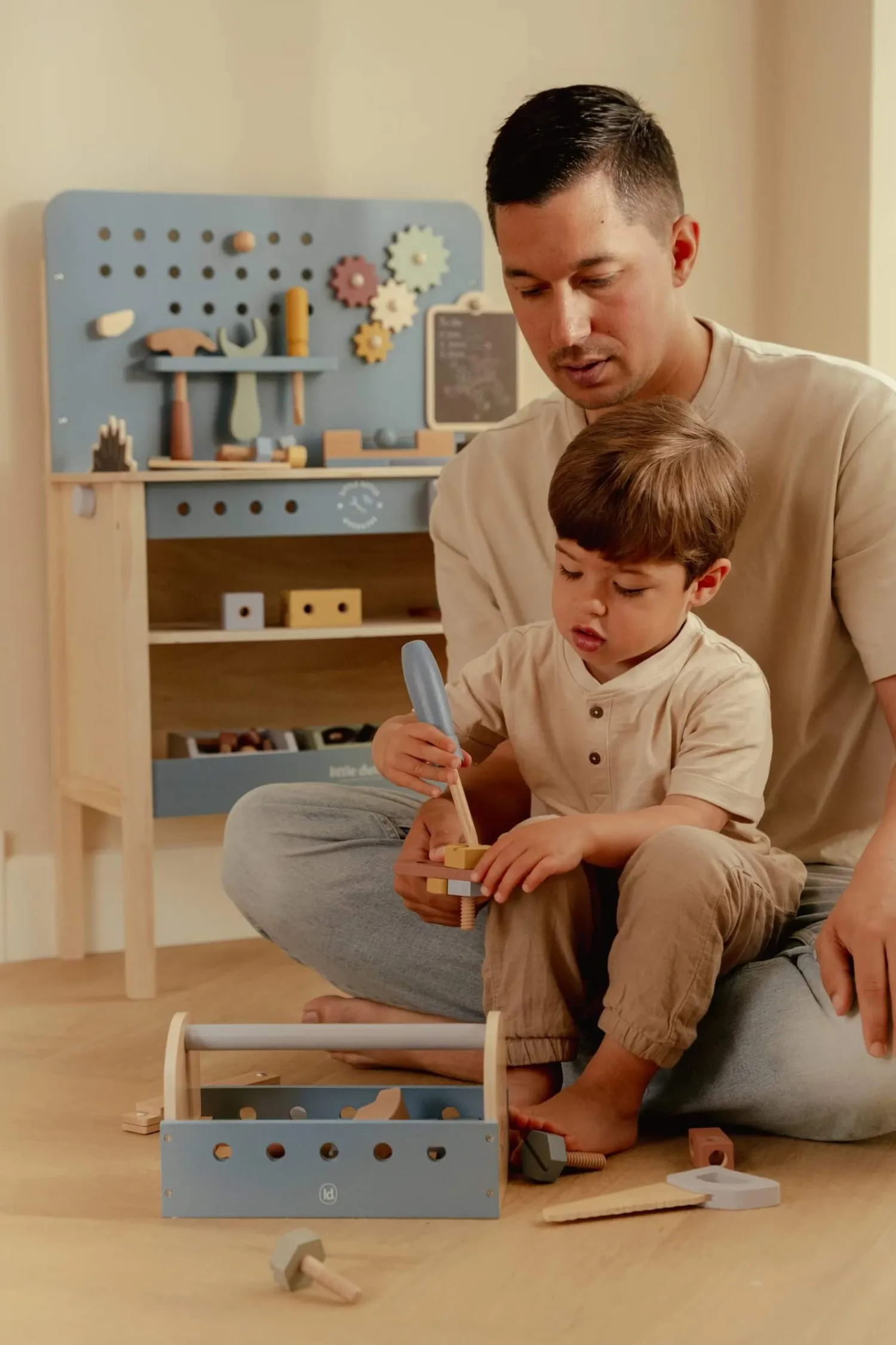 3 Lata +|2 Lata + | Little Dutch Toolbox - Zestaw majsterkowicza FSC
