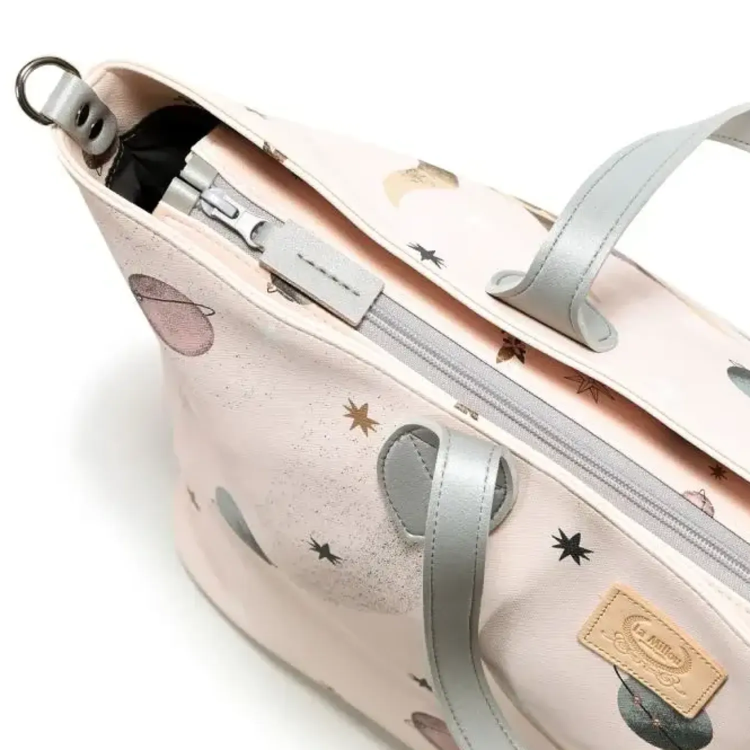 Torby I Plecaki Do Wózka|Torby I Plecaki Do Wózka | La Millou Torba dla mamy M - FEERIA PREMIUM ZIP - FLY ME TO THE MOON NUDE