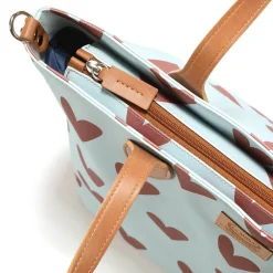 Torba dla mamy M - FEERIA PREMIUM - HEARTBEAT BLUE